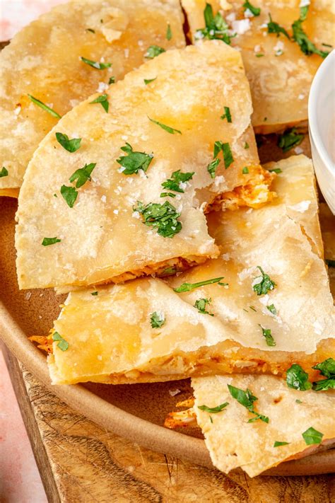 Oven-Baked Chicken and Cheese Quesadillas - Fed & Fit