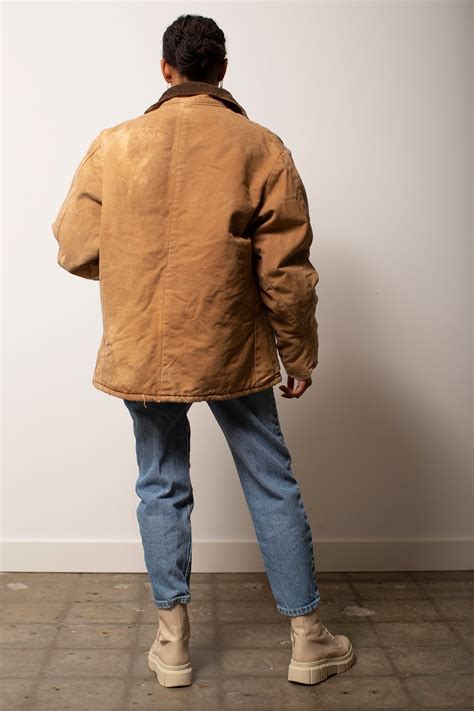 Vintage Tan Work Coat - Canvas | Garmentory