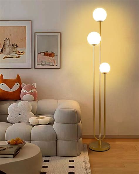 Floor Lamp With 3 Lights