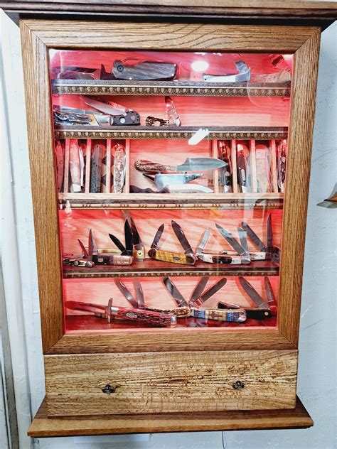 Pocket Knife Display Case Wall Hanging/ Free Standing - Etsy