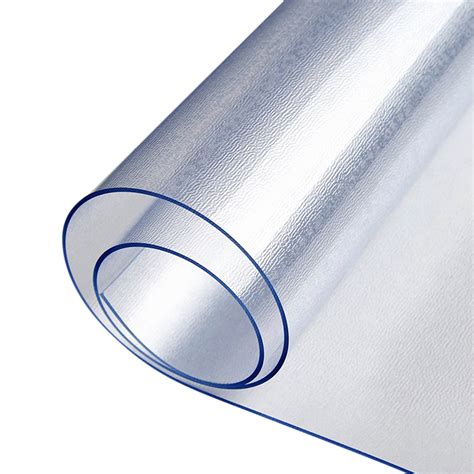 Thick Clear Floor Protector Cover Rug,Rectangular Desk Protector Pad ...