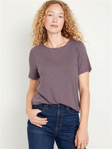 Ribbed T-Shirts for Women | Old Navy