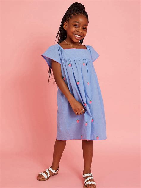 Girls Blue Dresses | Light, Navy & Royal Blue | Very