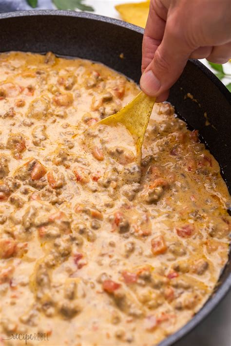 Velveeta Cheese Dip Recipe With Hamburger And Rotel | Bryont Blog