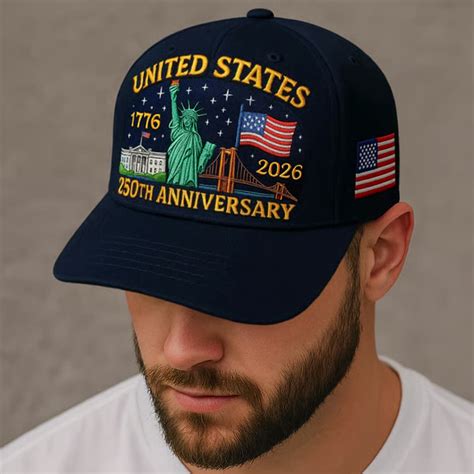 Us 250th Anniversary Hat Pro-trump Patriot Anniversary Hat - 250th ...