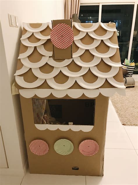 Diy Large Cardboard Gingerbread House at Tanner Troy blog