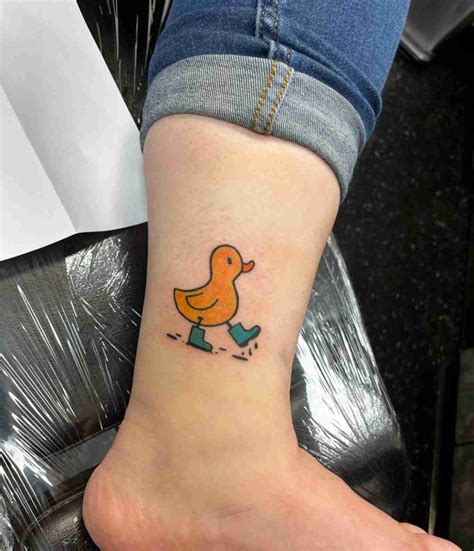 55 Cute & Innocent Duck Tattoo Design Ideas - Tattoo Imprints