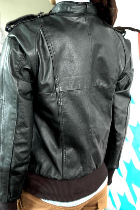 6T's Boutique: Members only Leather Jacket For sale