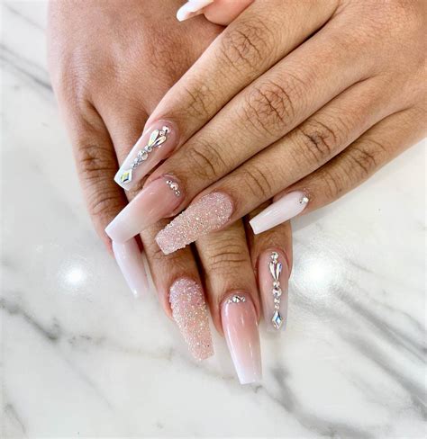 Pink Nail Designs With Glitter