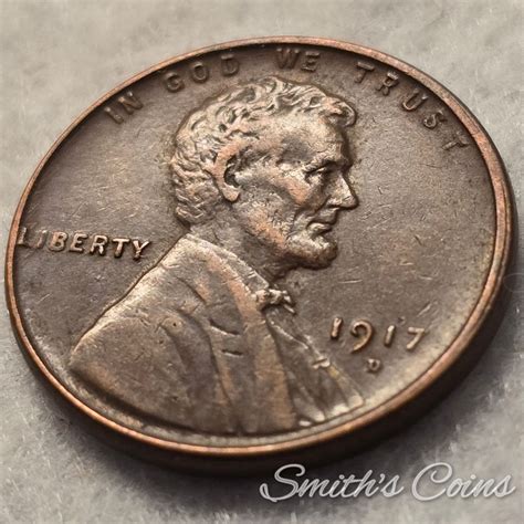 1917 D ~ Lincoln Wheat Cent ~ XF - For Sale, Buy Now Online - Item #834913