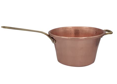 Paiolo In Rame Con Manico In Legno - Diametro 22 Cm, Sagomato, Perfetto Per Cucina Tradizionale E Decorazione