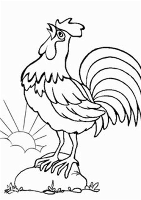 Free & Easy To Print Chicken Coloring Pages - Tulamama