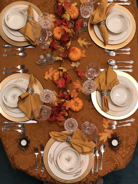 Thanksgiving dinner table setting – Artofit