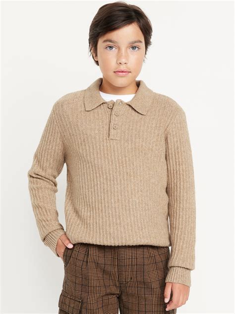 SoSoft Long-Sleeve Polo Sweater for Boys | Old Navy