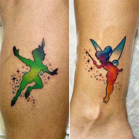 Tinkerbell Silhouette Tattoo