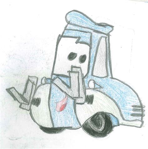 Guido From Cars Drawing by sharksz77 - DragoArt