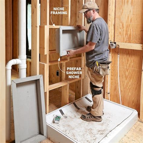 How To Install A Prefab Shower Niche at Bill Kemp blog