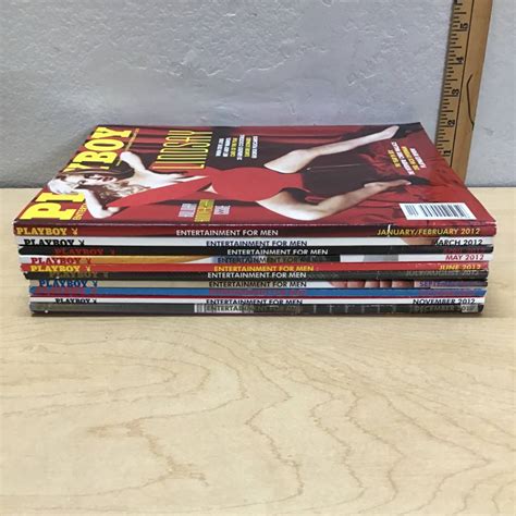 Lot #213 Complete Playboy Magazine Collection From 2012 - Trader Dave's ...