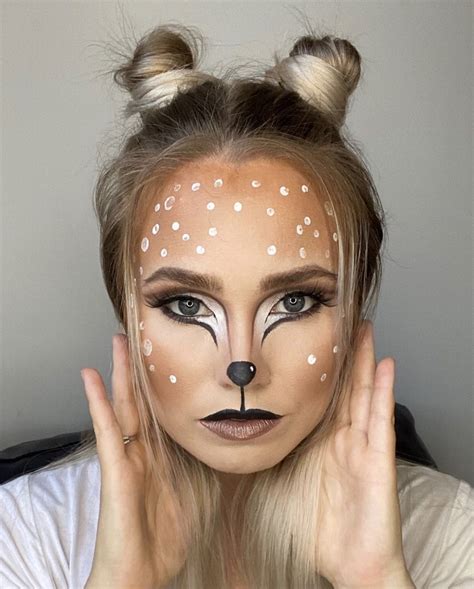 Promise Tamang on Instagram: "Reindeer/ Deer girl Makeup 🎄 Used a lot ...