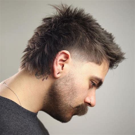 modern mullet haircut Mullet pelo fade faded mohawk masculino hawk ...
