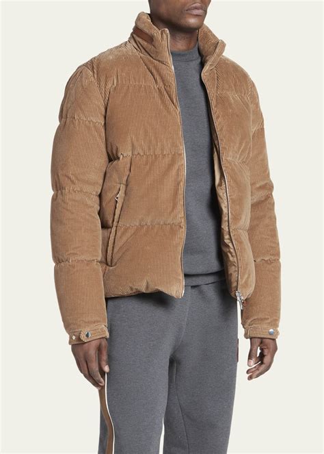 Moncler Men's Besbre Corduroy Puffer Jacket - Bergdorf Goodman