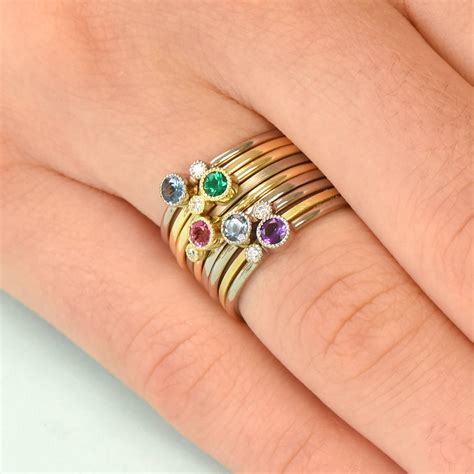 Real Gold Stackable Ring Set at Noah Bugnion blog