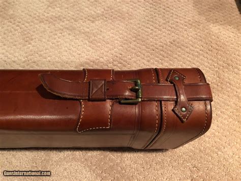 Vintage Leather-covered Rifle Case