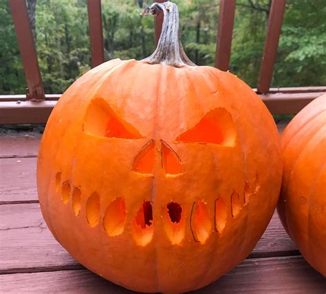Scary Face Pumpkin Carving Patterns