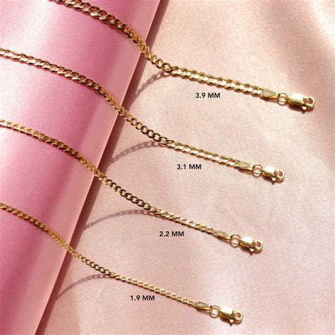 Solid 14K Gold Cuban Link Chain Necklace - Etsy