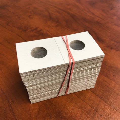2x2 Cardboard Coin Holders - size: 1 Cent - 100 pcs - MK Coins
