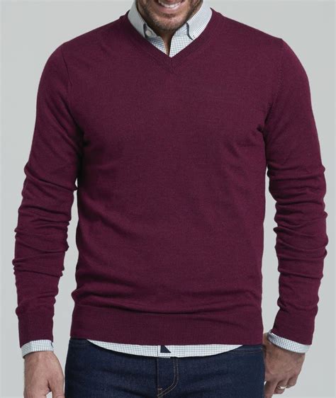 Veramonte - Burgundy | Burgundy sweater outfit, Mens fashion casual ...