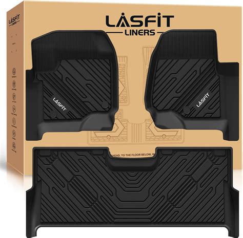 LASFIT Floor Mats for Ford F250/F350/F450/F550 2017-2024 2025 2026 ...