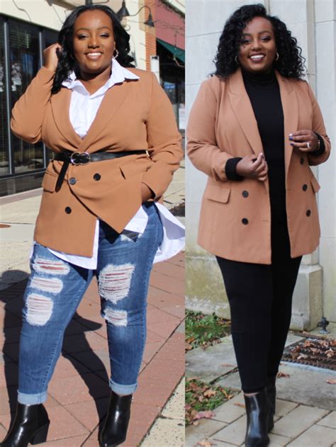 Two Ways to Style Your Favorite Blazer | Plus size business attire ...