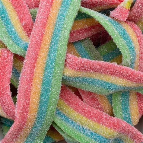 Sweet Tooth Fairy® Rainbow Belts Sour Candy, 8 oz | Michaels® | Rainbow ...
