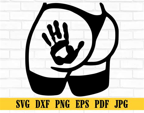 Handprint Booty Svg Handprint Svg Booty Svg Girl Booty - Etsy Canada