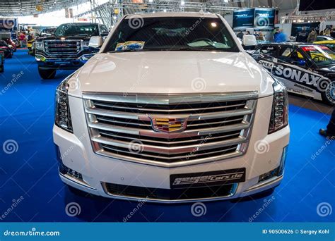 Full-size Luxury SUV Cadillac Escalade Platinum, 2017. Editorial Photo - Image of design ...