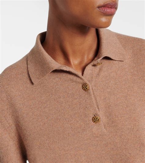 Cashmere polo sweater in brown - Loro Piana | Mytheresa