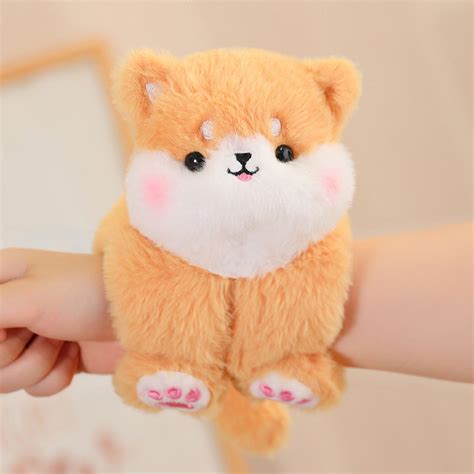 PATLOLLAV Plush Animal Toy Children's Bracelet,Slap Bracelet Stuffed ...