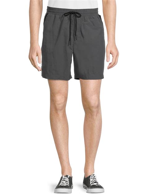 No Boundaries Men's and Big Men's Nylon Shorts - Walmart.com