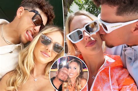 Brittany Mahomes wears a pink gingham dress for F1 Miami Grand Prix ...