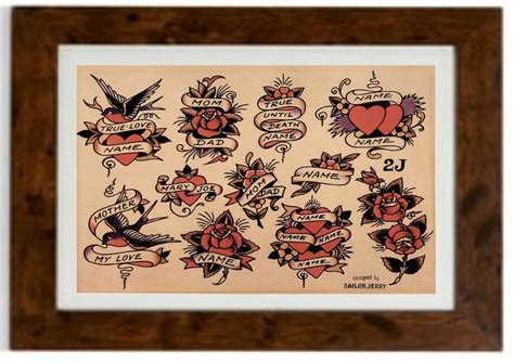 Sailor Jerry Traditional Flash Art