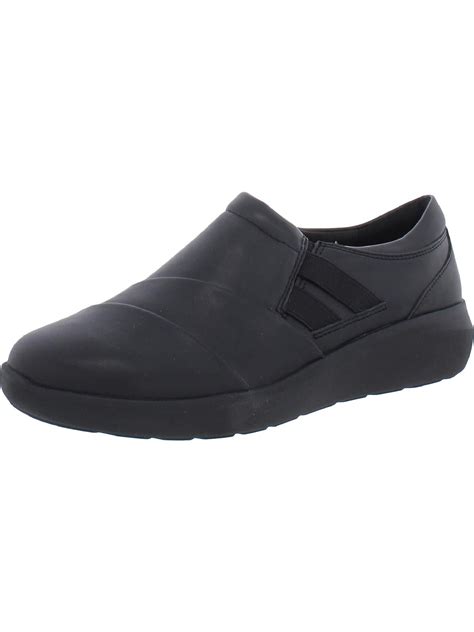 Clarks Womens Faux Leather Walking Athletic and Training Shoes ...