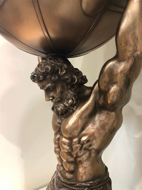 Greek God Atlas Drawing