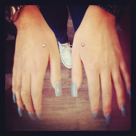 Microdermals done by me at Sydney Street Brighton Double Tongue ...