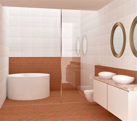 Terracotta bathroom 🙌🏼 | Bathroom inspiration, Bathroom wall tile ...