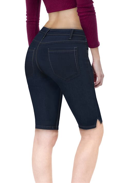 Female Denim Bermuda Shorts at Matilda Howard blog