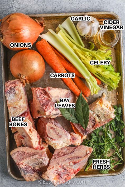 Beef Bone Broth Recipe (So Healthy!) - Easy Low Carb