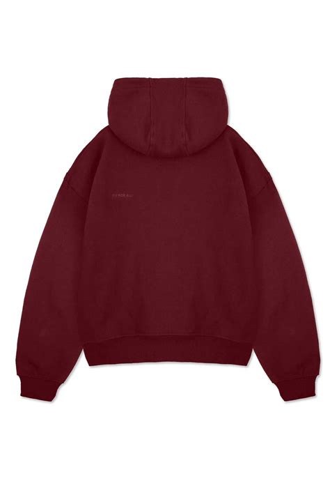 Men's Maroon Zip-Up Hoodie | Dark red hoodie, Red hoodie, Hoodies
