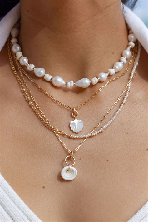 Seashell Chain Necklace - Kainalu16 | Preppy jewelry, Surf jewelry ...