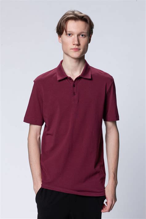 POLO T-SHIRT burgundy - PAKAITA SHOP